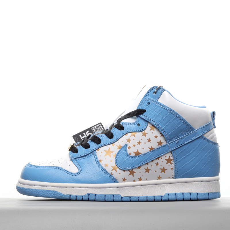 dunk high pro sb supreme blue stars